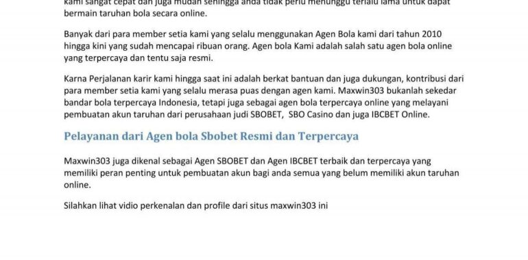 Bandar Sbobet BRI Terpercaya untuk Taruhan Online