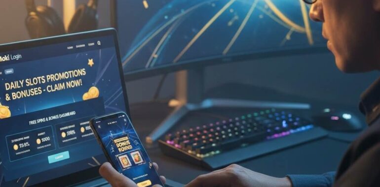 Pemain slot online fokus menggunakan 12Hoki Login untuk klaim promo dan bonus slot terbaru setiap hari