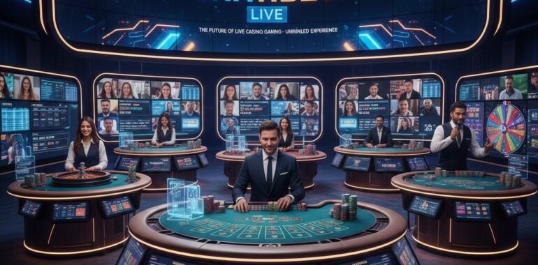 Live casino Win11bet dengan dealer asli dan streaming HD menampilkan roulette, blackjack, baccarat, poker, dan game show interaktif